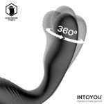 Bruce Masajeador Prostatico 360º y Doble Anillo con Vibracion